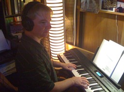 Len at digital piano - 2
